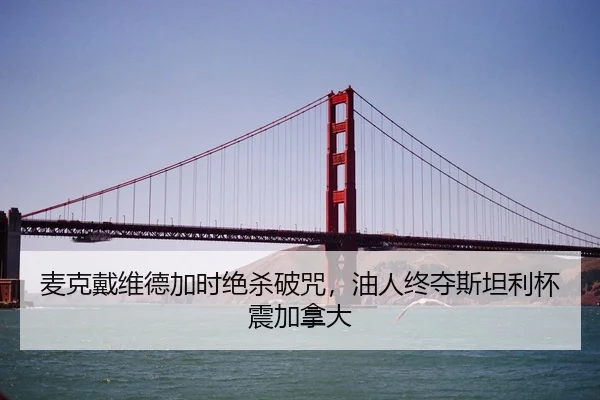 麦克戴维德加时绝杀破咒，油人终夺斯坦利杯震加拿大